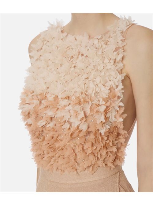 RED CARPET DRESS ELISABETTA FRANCHI | ABR4462E2X81 carne/burro